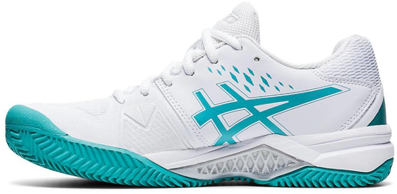 (Women) ASICS Gel-Challenger 12 Clay /Cyan 'White' 1042A039-107 Buy (Women) ASICS Gel-Challenger 12 Clay /Cyan 'White' 1042A039-107
