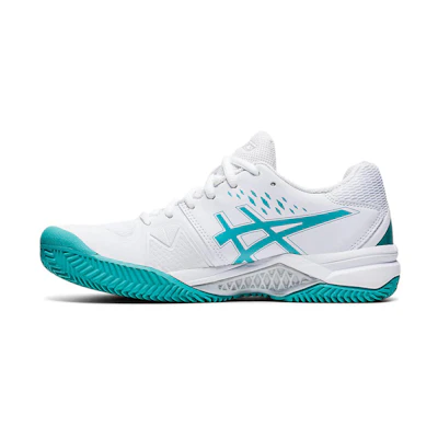 (W) ASICS Gel-Challenger 12 Clay /Cyan 'White'