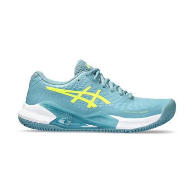 (W) ASICS Gel Challenger 14 Clay 'Gris Blue Safety Yellow'