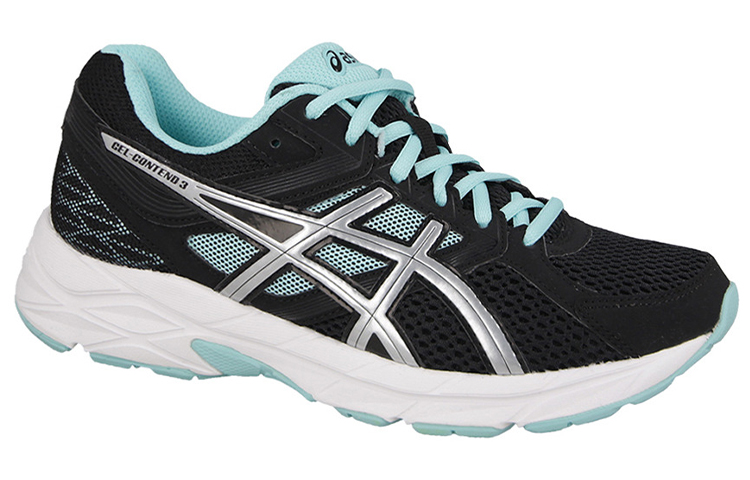 Lookbook Asics Gel-Contend 3 低筒跑步鞋 女版 黑銀