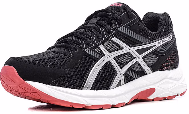 Asics Gel-Contend 3 低筒 跑步鞋 女款 黑銀 Lookbook Asics Gel-Contend 3 低筒 跑步鞋 女款 黑銀