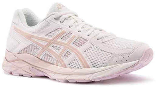 Asics Gel-Contend 4 防滑耐磨 低筒 跑步鞋 女款 白粉 Lookbook Asics Gel-Contend 4 防滑耐磨 低筒 跑步鞋 女款 白粉