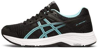 (Women) ASICS Gel Contend 5 'Black Ice Mint' 1012A234-003 (Women) ASICS Gel Contend 5 'Black Ice Mint' 1012A234-003