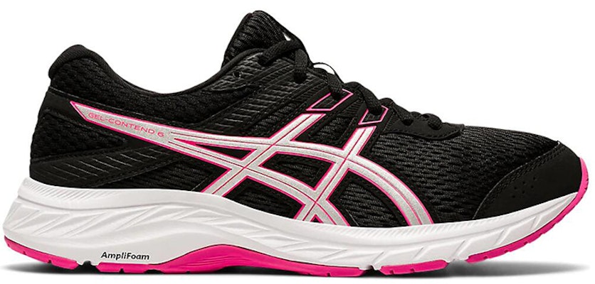 (W) ASICS Gel Contend 6 'Negro Rosa Brillante' 1012A570-003 Order (W) ASICS Gel Contend 6 'Negro Rosa Brillante' 1012A570-003