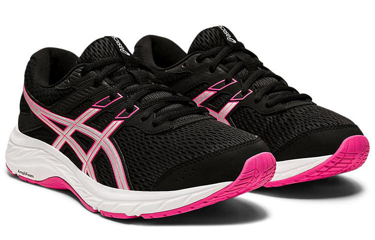 Lookbook (W) ASICS Gel Contend 6 'Negro Rosa Brillante' 1012A570-003
