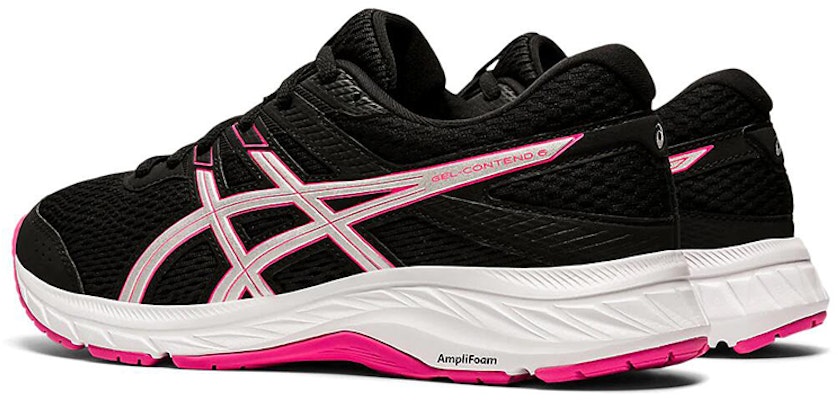 (W) ASICS Gel Contend 6 'Negro Rosa Brillante' 1012A570-003 Shop (W) ASICS Gel Contend 6 'Negro Rosa Brillante' 1012A570-003