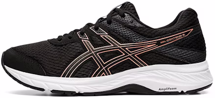 (Women) ASICS Gel Contend 6 'Black Rose Gold' 1012A570-001 (Women) ASICS Gel Contend 6 'Black Rose Gold' 1012A570-001