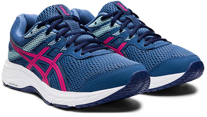 (W) ASICS Gel Contend 6 'Grand Shark Pink Glo' Wanita 1012A570-400 Lookbook (W) ASICS Gel Contend 6 'Grand Shark Pink Glo' Wanita 1012A570-400