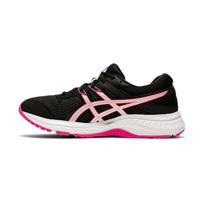 (W) ASICS Gel Contend 6 Wide 'Black Pink Glo'
