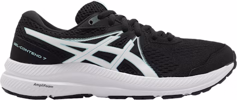 (Women) ASICS Gel Contend 7 'Black Clear Blue' 1012A911-012 (Women) ASICS Gel Contend 7 'Black Clear Blue' 1012A911-012
