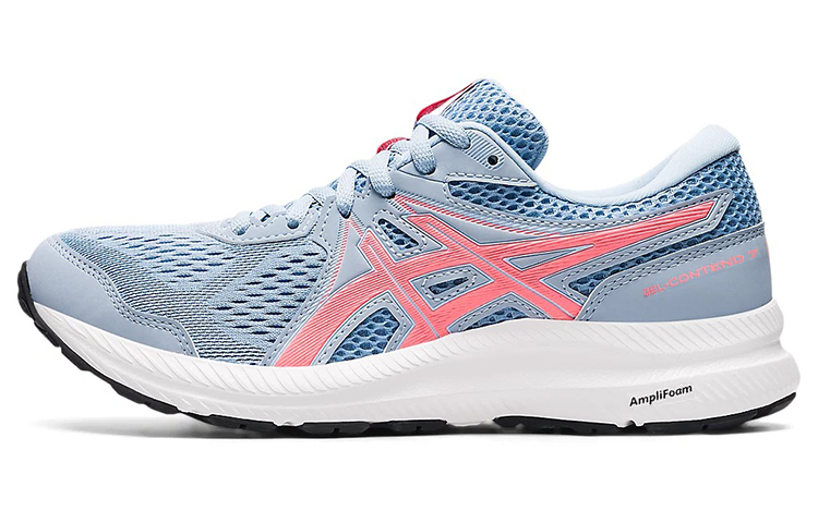 Buy Asics Gel-Contend 7 減震防滑運動跑鞋 女款 藍粉 D寬