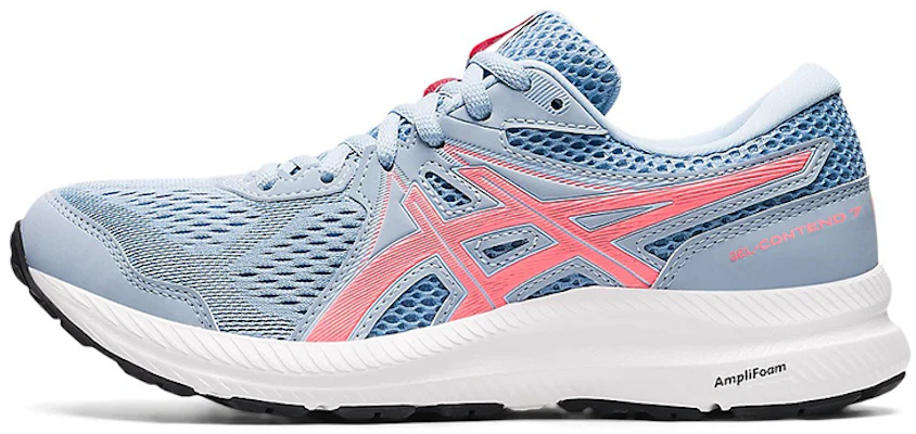 Asics Gel-Contend 7 減震防滑運動跑鞋 女款 藍粉 D寬 Buy Asics Gel-Contend 7 減震防滑運動跑鞋 女款 藍粉 D寬