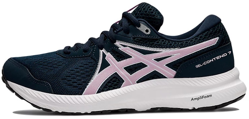 (W) ASICS Gel Contend 7 'Biru Perancis Barely Rose' 1012A911-410 Buy (W) ASICS Gel Contend 7 'Biru Perancis Barely Rose' 1012A911-410
