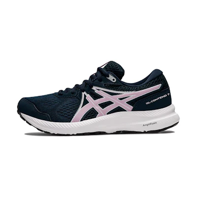(W) ASICS Gel Contend 7 'French Blue Barely Rose'
