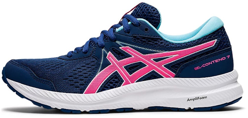 (W) ASICS Gel-Contend 7 'Biru Tua Merah Muda' 1012B228-400 Buy (W) ASICS Gel-Contend 7 'Biru Tua Merah Muda' 1012B228-400