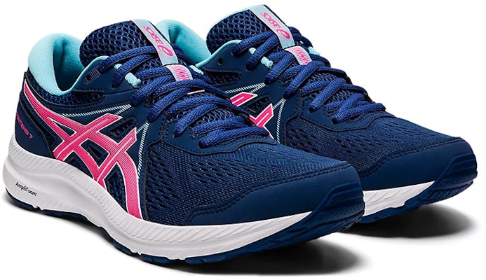 (W) ASICS Gel-Contend 7 'Biru Tua Merah Muda' 1012B228-400 Lookbook (W) ASICS Gel-Contend 7 'Biru Tua Merah Muda' 1012B228-400