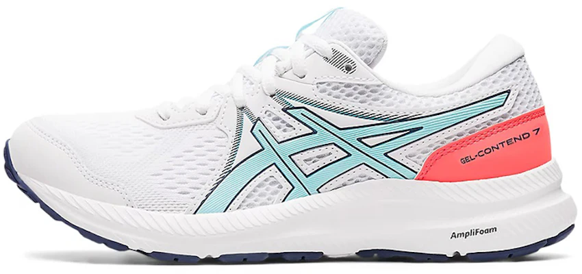 (W) 亚瑟士 Gel Contend 7 '白色清蓝' 1012A911-960 Buy (W) 亚瑟士 Gel Contend 7 '白色清蓝' 1012A911-960