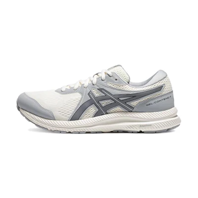 (W) ASICS Gel Contend 7 Running Shoes 'White Grey'