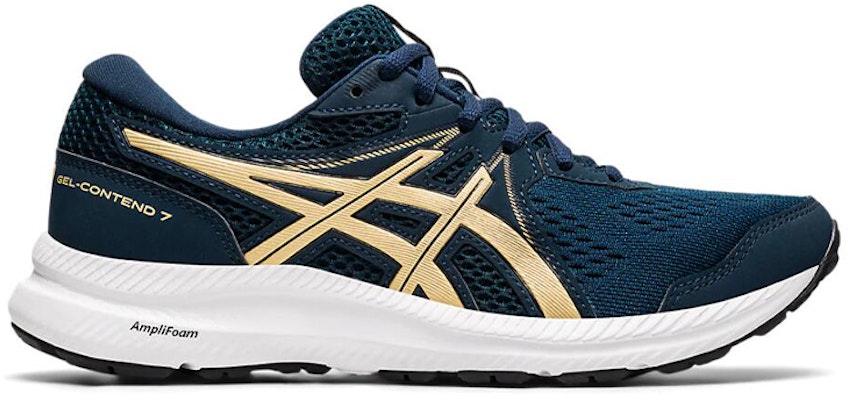 (W) ASICS Gel Contend 7 Wide 'French Blue Champagne' Lelaki Wanita 1012A910-401 Order (W) ASICS Gel Contend 7 Wide 'French Blue Champagne' Lelaki Wanita 1012A910-401