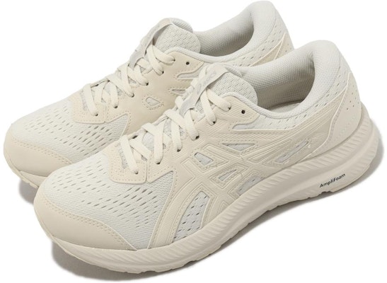 (W) 亚瑟士 Gel Contend 8 宽版 '米褐奶油' 1012B561-200 Lookbook (W) 亚瑟士 Gel Contend 8 宽版 '米褐奶油' 1012B561-200