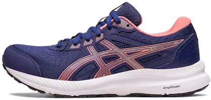 (Women) ASICS Gel Contend 8 Wide 'Indigo Blue Papaya'  1012B319-405 (Women) ASICS Gel Contend 8 Wide 'Indigo Blue Papaya'  1012B319-405