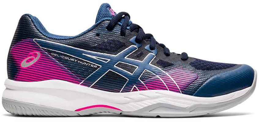 (Women) ASICS Gel-Court Hunter 2 Blue/ 'Pink' 1072A065-401 Order (Women) ASICS Gel-Court Hunter 2 Blue/ 'Pink' 1072A065-401