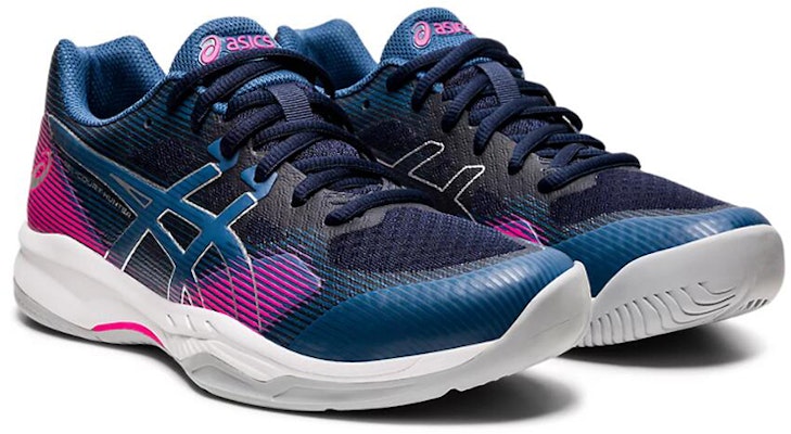 Asics Gel-Court Hunter 2 女款 藍粉色 跑步鞋 Lookbook Asics Gel-Court Hunter 2 女款 藍粉色 跑步鞋