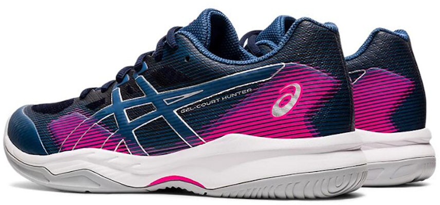 Asics Gel-Court Hunter 2 女款 藍粉色 跑步鞋 Shop Asics Gel-Court Hunter 2 女款 藍粉色 跑步鞋
