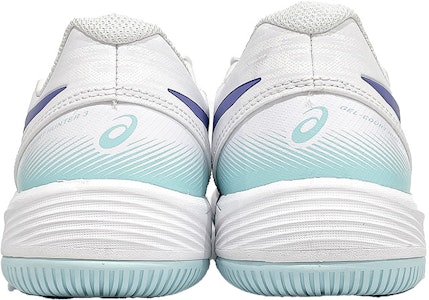 (W) ASICS Gel Court Hunter 3 'Putih Biru Violet' 1072A090-100 Shop (W) ASICS Gel Court Hunter 3 'Putih Biru Violet' 1072A090-100