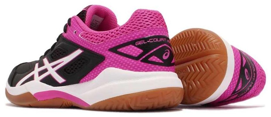 (Women) ASICS Gel Court Hunter 'Black Pink Glow' 1072A015-001 Purchase (Women) ASICS Gel Court Hunter 'Black Pink Glow' 1072A015-001