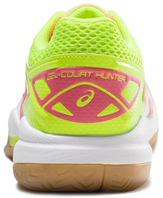 Asics Gel-Court Hunter 女款 粉黃 跑步鞋 Shop Asics Gel-Court Hunter 女款 粉黃 跑步鞋