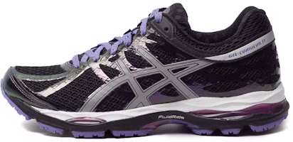 (Women) ASICS Gel-Cumulus 17 Lite-Show 'Black Purple Silver' T56PQ-9093 (Women) ASICS Gel-Cumulus 17 Lite-Show 'Black Purple Silver' T56PQ-9093