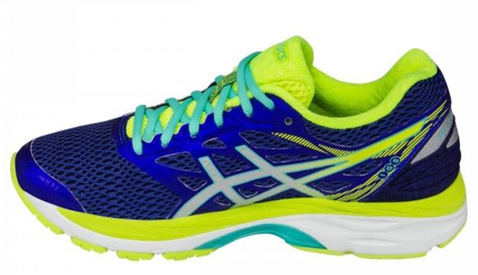 Women ASICS Gel Cumulus 18 Yellow Blue T6C8N 4593 T6C8N 4593 Novelship
