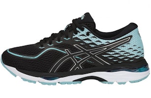 (Women) ASICS Gel Cumulus 19 'Black Porcelain Blue' T7B8N-9014 (Women) ASICS Gel Cumulus 19 'Black Porcelain Blue' T7B8N-9014