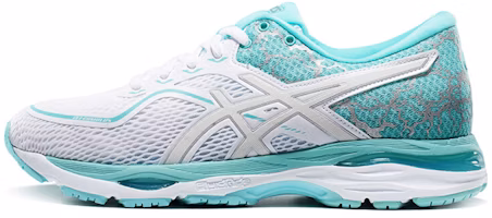 (Women) ASICS Gel-Cumulus 19 White/Blue T8A6N-0193 (Women) ASICS Gel-Cumulus 19 White/Blue T8A6N-0193