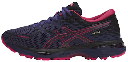 (Women) ASICS Gel-Cumulus 19 G-TX 'Black Purple' T7C7N-4990 (Women) ASICS Gel-Cumulus 19 G-TX 'Black Purple' T7C7N-4990
