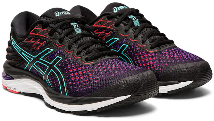 (W) ASICS Gel Cumulus 21 ''Nero Laser Rosa'' 1012A468-002 Lookbook (W) ASICS Gel Cumulus 21 ''Nero Laser Rosa'' 1012A468-002