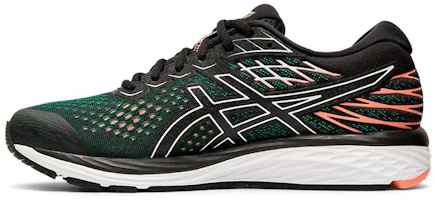 (Women) ASICS Gel Cumulus 21 'Black Sun Coral' 1012A468-003 (Women) ASICS Gel Cumulus 21 'Black Sun Coral' 1012A468-003