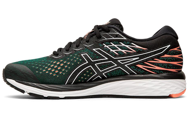 (Women) ASICS Gel Cumulus 21 Wide 'Black Sun Coral'  1012A469-003