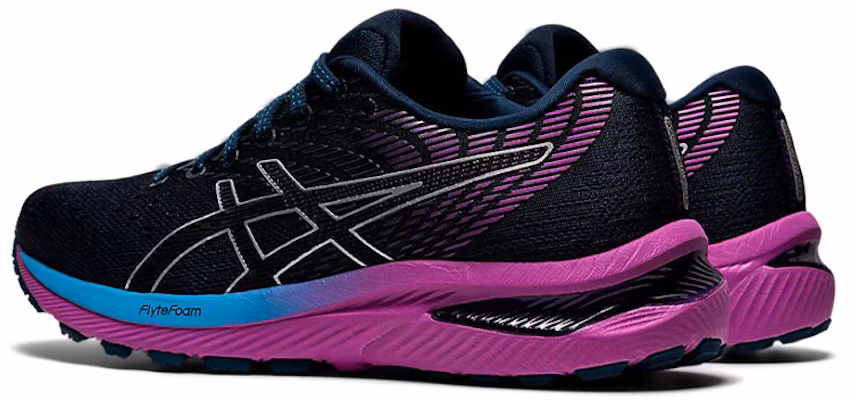 (W) 아식스 젤-커뮬러스 22 블루/퍼플 1012A741-403 Lookbook (W) 아식스 젤-커뮬러스 22 블루/퍼플 1012A741-403