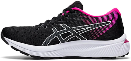 (Women) ASICS Gel Cumulus 22 D Wide 'Black Pink Glo' 1012A738-001 (Women) ASICS Gel Cumulus 22 D Wide 'Black Pink Glo' 1012A738-001