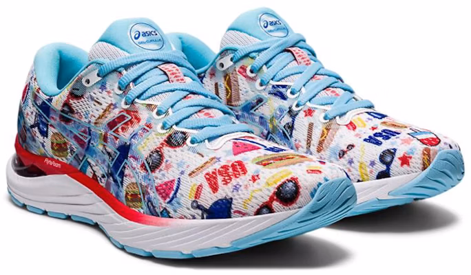 (W) ASICS Gel-Cumulus 23 'Putih Biru' 1012B128-100 Lookbook (W) ASICS Gel-Cumulus 23 'Putih Biru' 1012B128-100