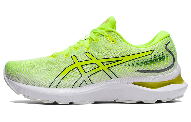 (Women) ASICS Gel Cumulus 24 'Safety Yellow Velvet Pine'  1012B206-750