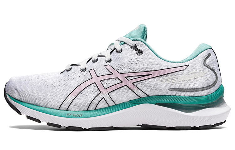 Buy (W) 亚瑟士Gel-Cumulus 24白绿配色跑鞋 1012B369-020