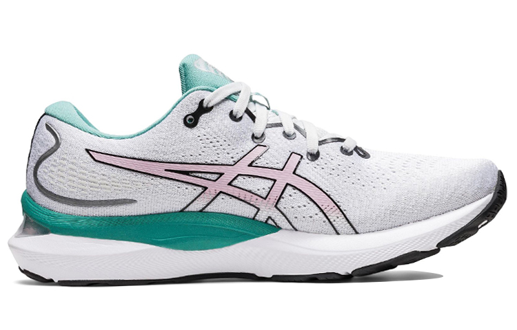 Order (W) 亚瑟士Gel-Cumulus 24白绿配色跑鞋 1012B369-020