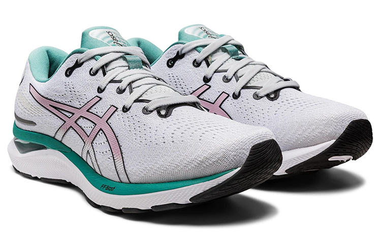 Lookbook (W) 亚瑟士Gel-Cumulus 24白绿配色跑鞋 1012B369-020