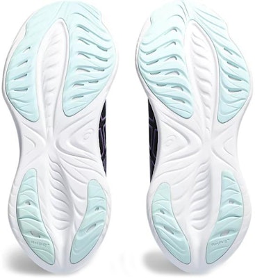 (W) 亚瑟士 Gel Cumulus 25 '黑色碧绿色' 运动鞋 1012B441-006 Sizing (W) 亚瑟士 Gel Cumulus 25 '黑色碧绿色' 运动鞋 1012B441-006