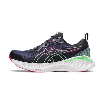 (W) ASICS Gel Cumulus 25 'Black Pink Rave'