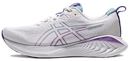 (Women) ASICS Gel Cumulus 25 'White Gris Blue' 1012B441-103 (Women) ASICS Gel Cumulus 25 'White Gris Blue' 1012B441-103
