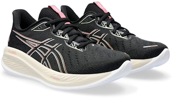 亞瑟士Gel Cumulus 26舒適百搭網布減震耐磨低幫休閒跑步鞋 女款 米白黑 Lookbook 亞瑟士Gel Cumulus 26舒適百搭網布減震耐磨低幫休閒跑步鞋 女款 米白黑